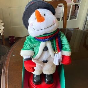 Vintage Animated Booty Shaking Snowman